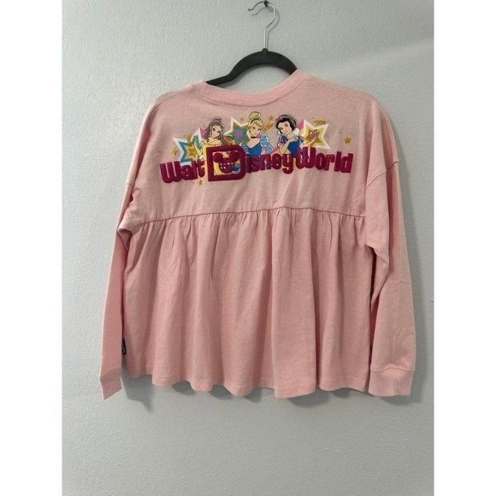 Disney Princesses Walt Disney World Spirit Jersey Kids XL Pink Long Sleeve